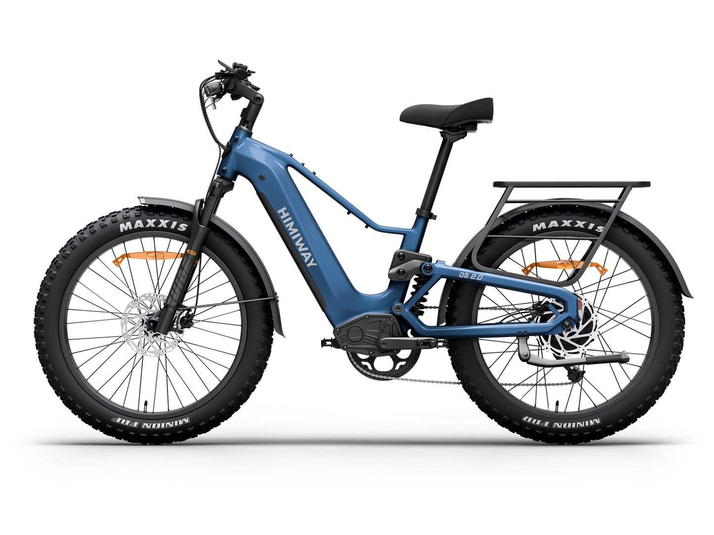 Himiway | D5 All-Terrain Electric Mountain Bike - Olive Green 15Ah+20Ah
