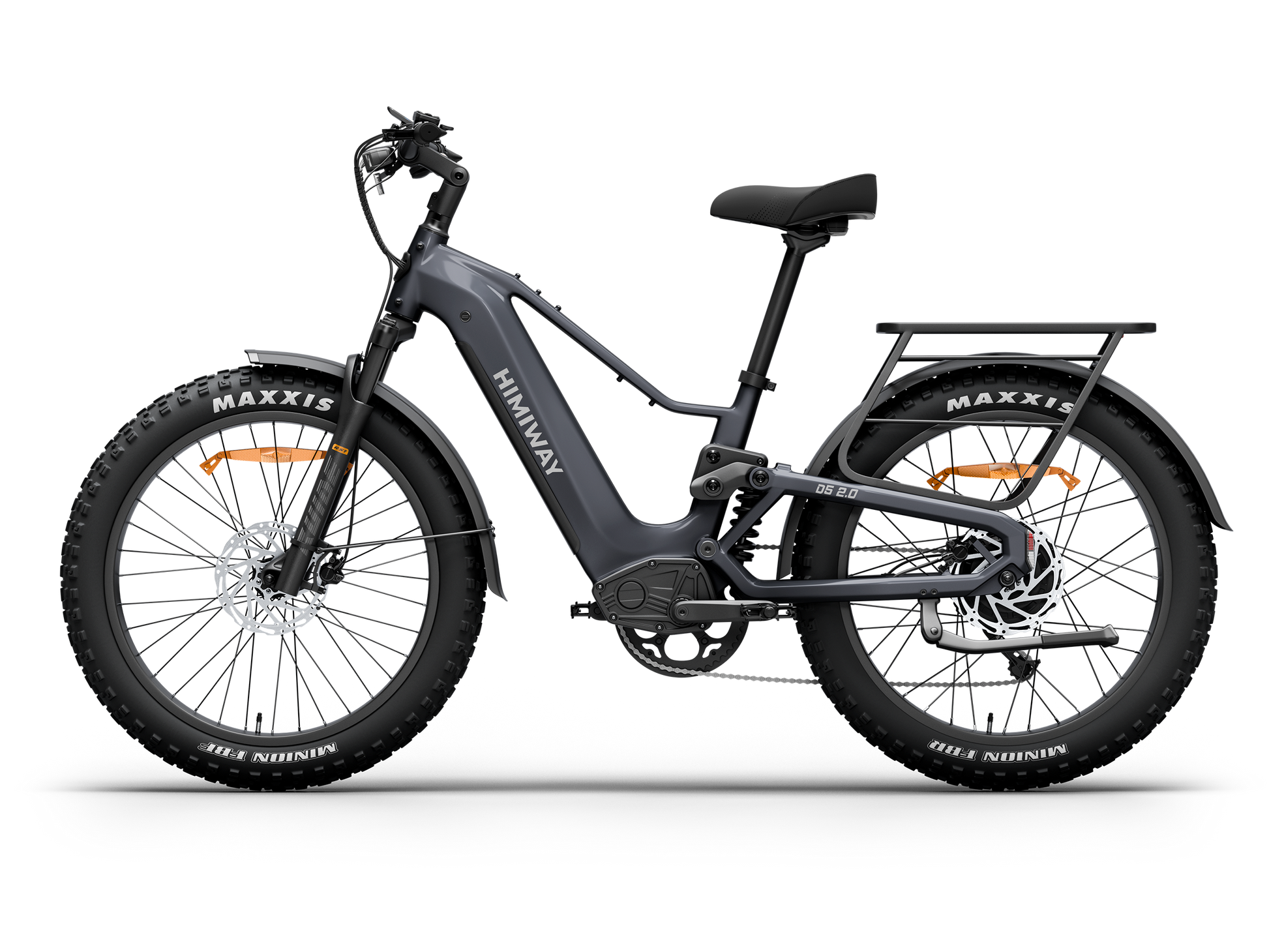 Himiway | D5 All-Terrain Electric Mountain Bike - Olive Green 15Ah+20Ah