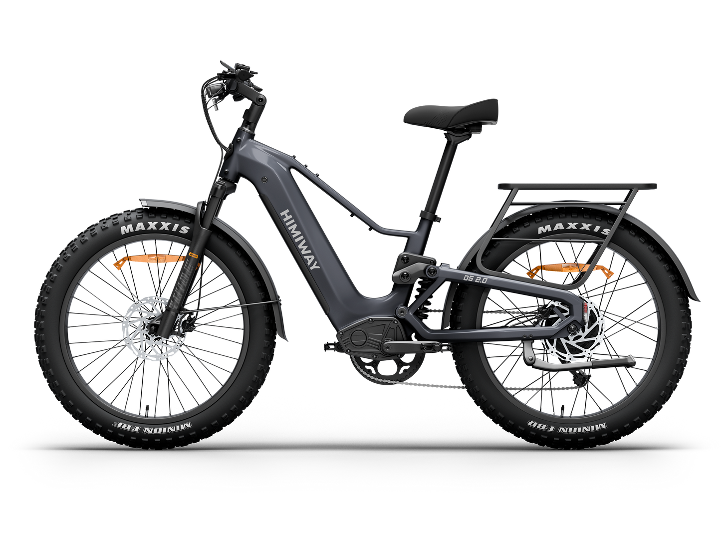 Himiway | D5 All-Terrain Electric Mountain Bike - Space Grey 15Ah+20Ah