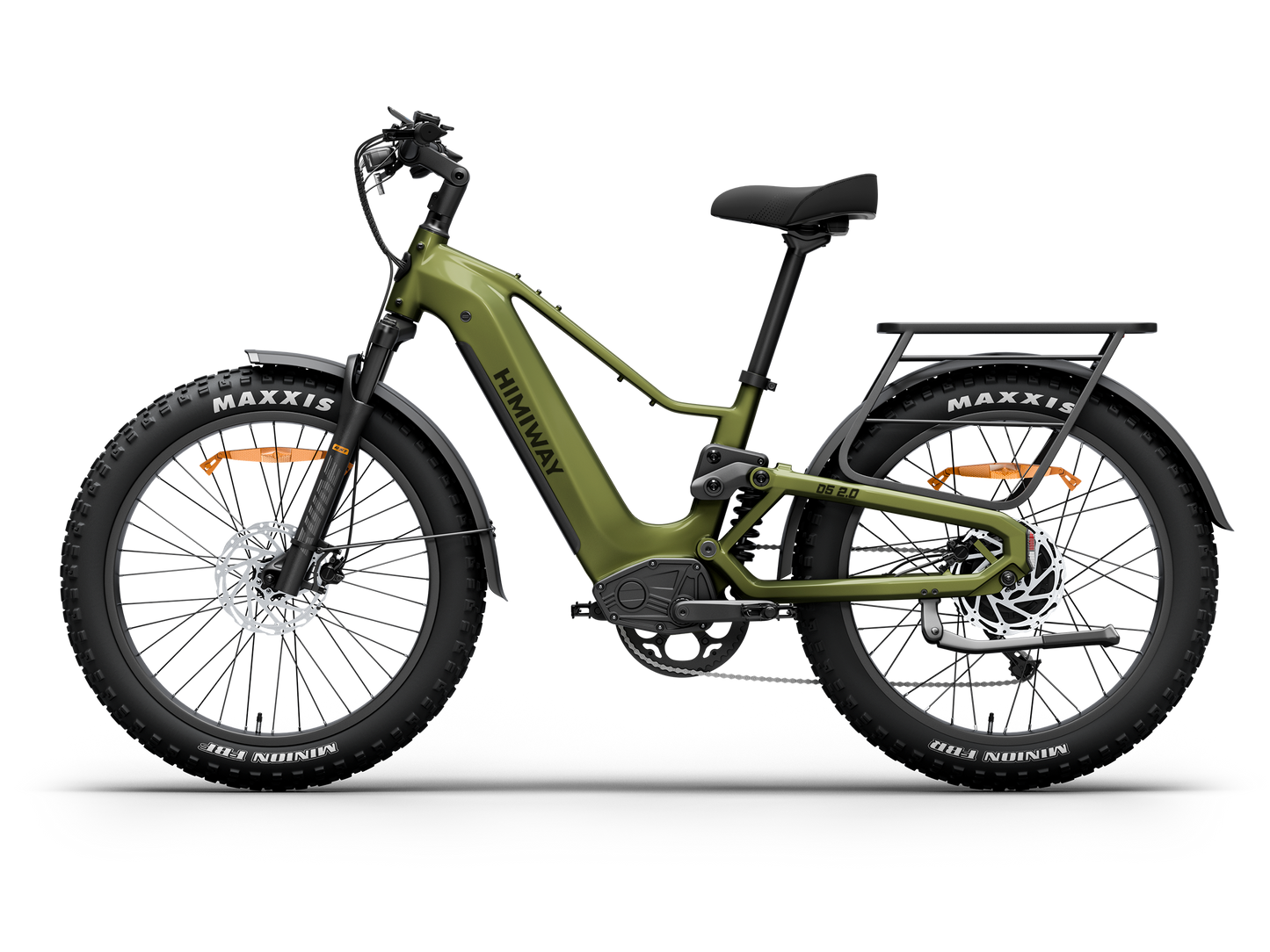 Himiway | D5 All-Terrain Electric Mountain Bike - Olive Green 15Ah