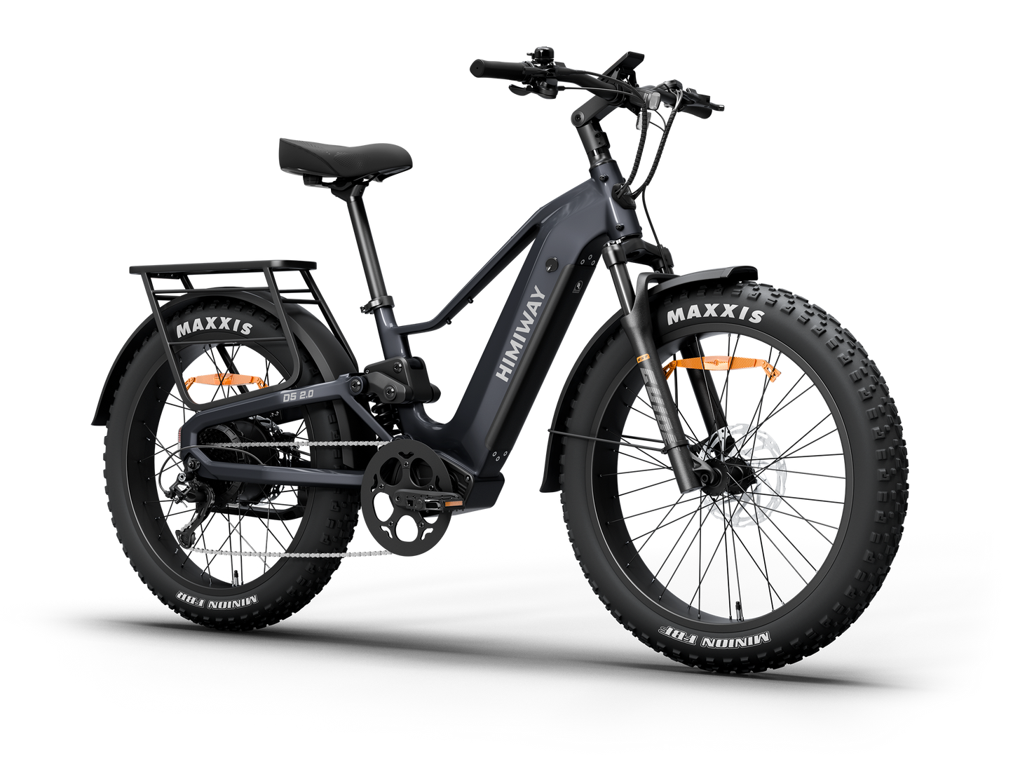 Himiway | D5 All-Terrain Electric Mountain Bike - Olive Green 15Ah+20Ah