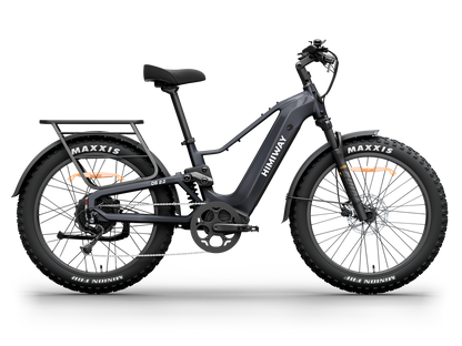 Himiway | D5 All-Terrain Electric Mountain Bike - Olive Green 15Ah+20Ah