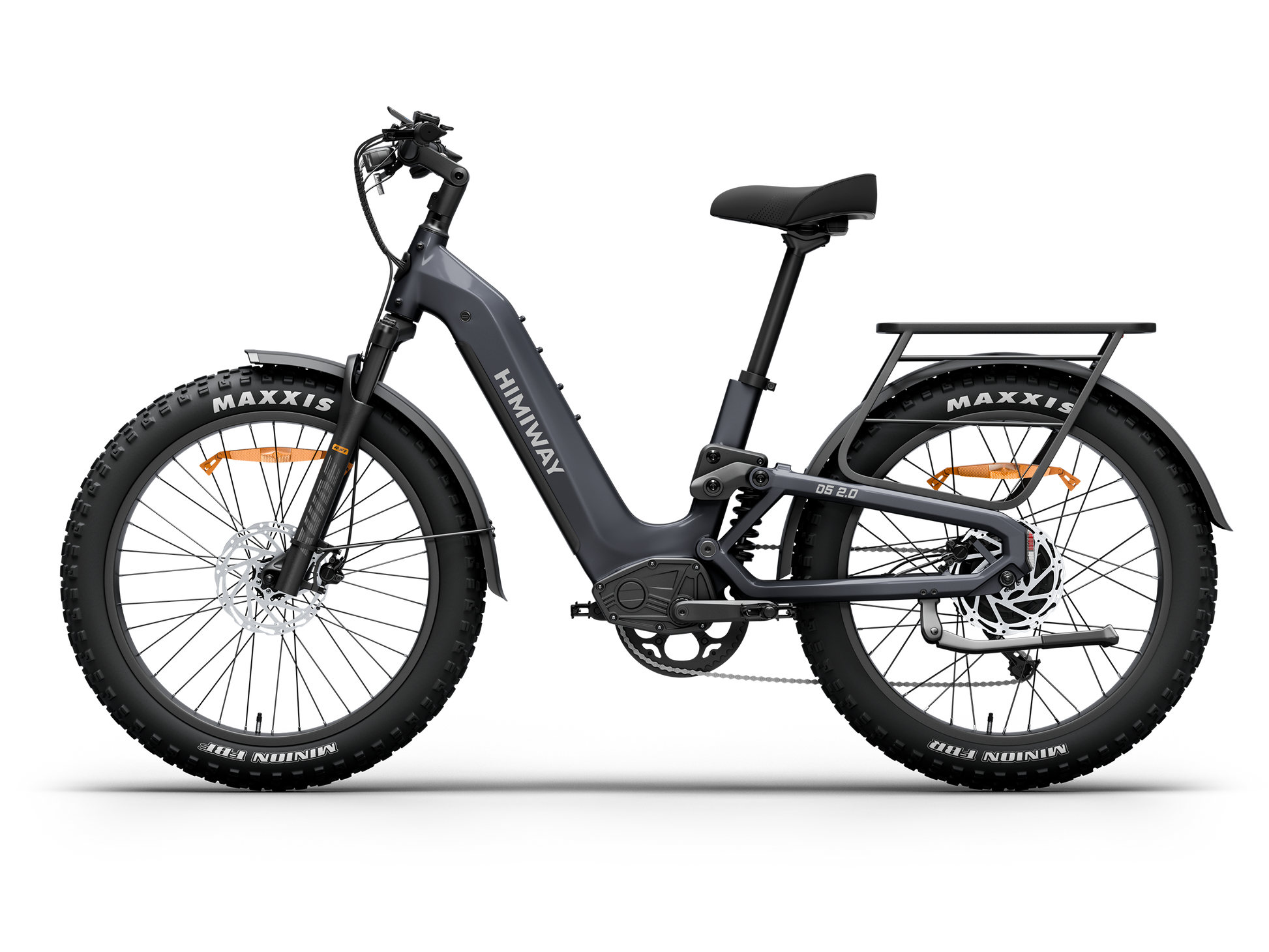 Himiway | D5 All-Terrain Step-Through Fat Tire Mountain Bike - Midnight Blue 15Ah