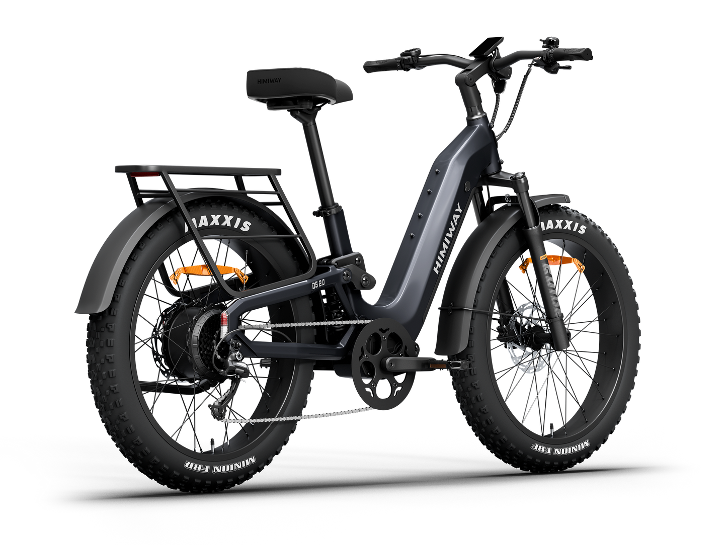 Himiway | D5 All-Terrain Step-Through Fat Tire Mountain Bike - Space Grey 15Ah+20Ah