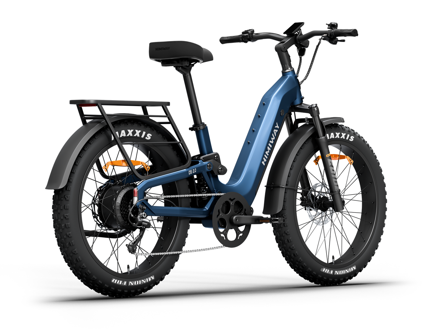 Himiway | D5 All-Terrain Step-Through Fat Tire Mountain Bike - Midnight Blue 15Ah