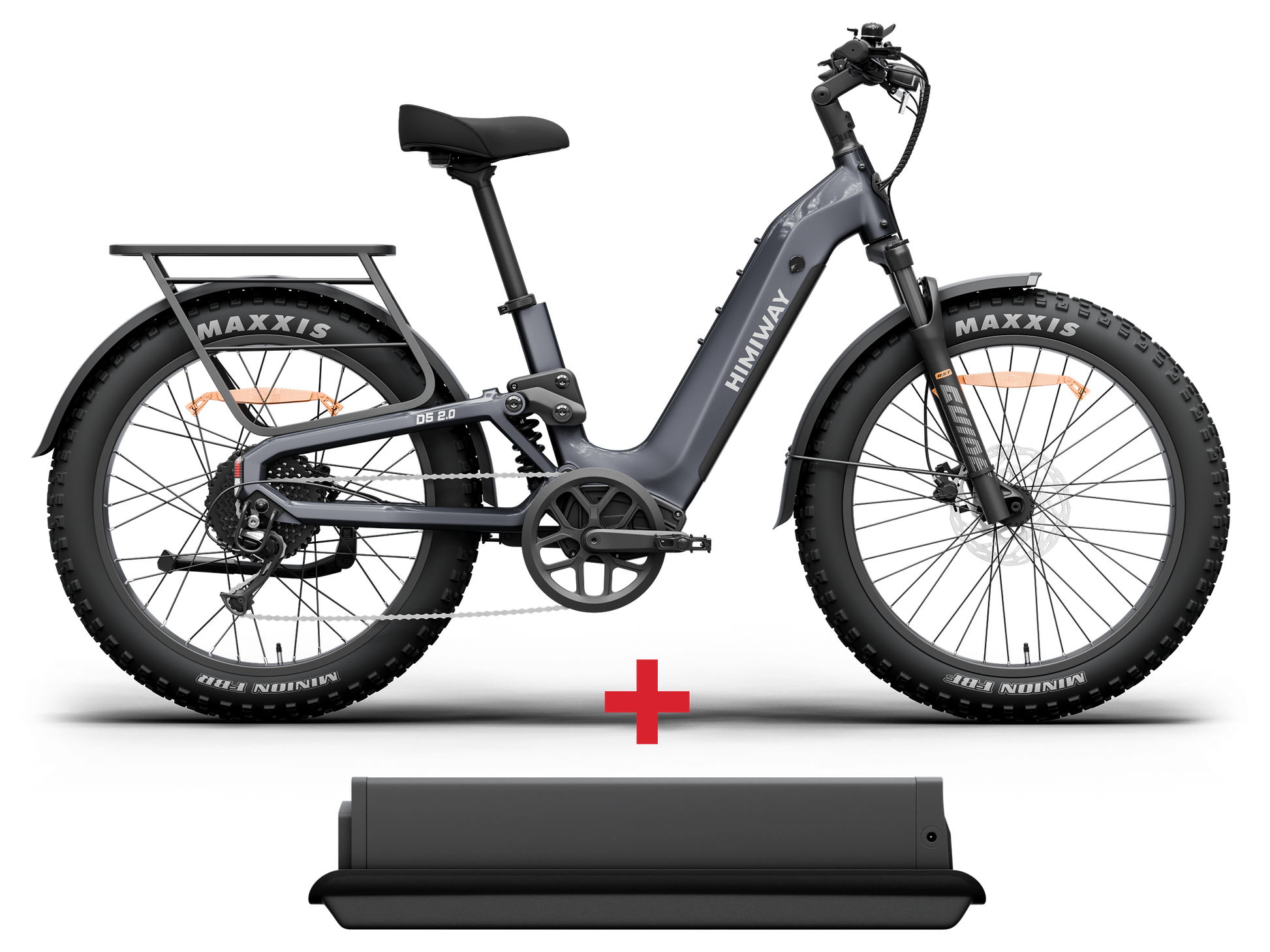 Himiway D5 All-Terrain Step-Through Fat Tire Mountain Bike