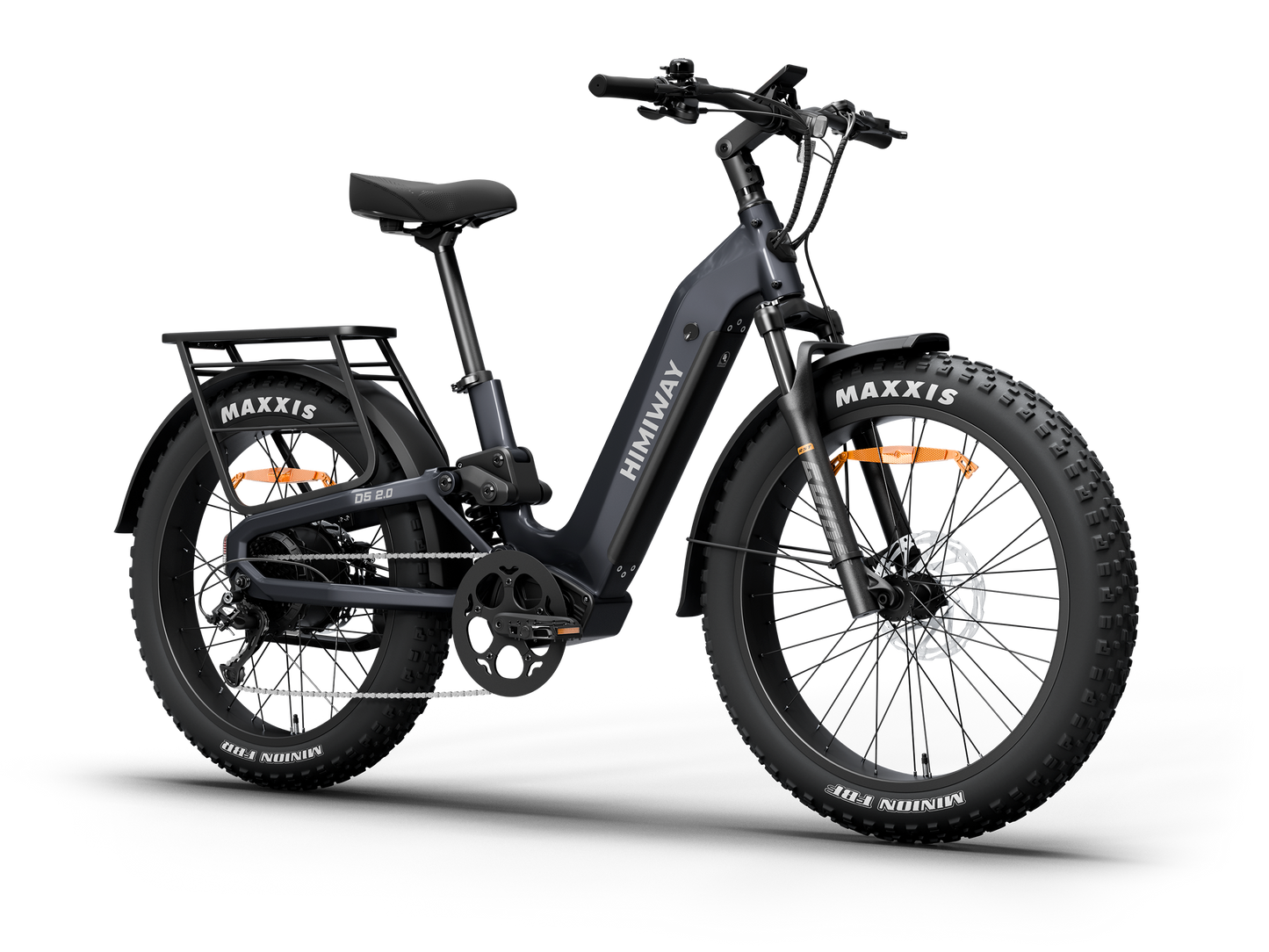 Himiway | D5 All-Terrain Step-Through Fat Tire Mountain Bike - Midnight Blue 15Ah
