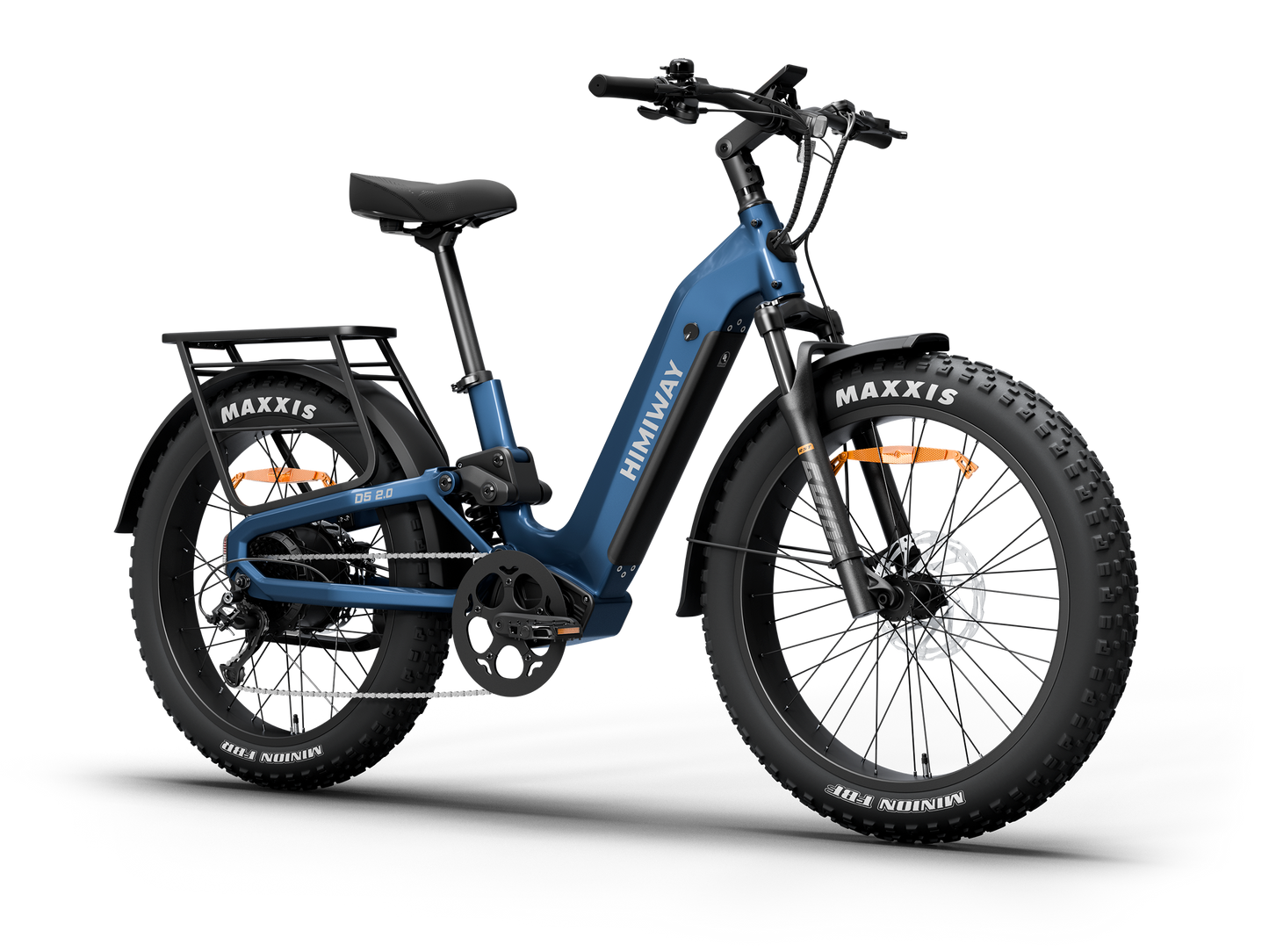 Himiway | D5 All-Terrain Step-Through Fat Tire Mountain Bike - Midnight Blue 15Ah