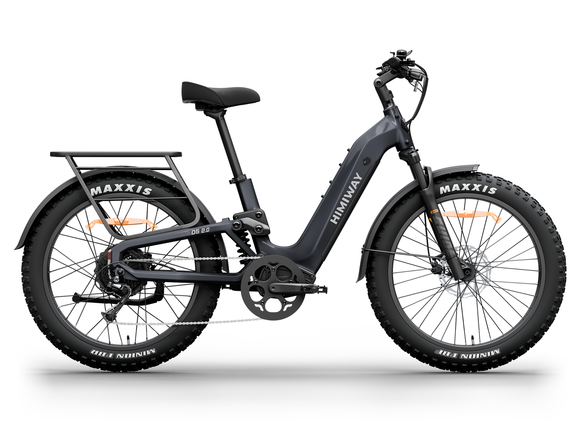 Himiway | D5 All-Terrain Step-Through Fat Tire Mountain Bike - Space Grey 15Ah