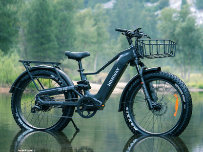 Himiway | D5 All-Terrain Electric Mountain Bike - Olive Green 15Ah