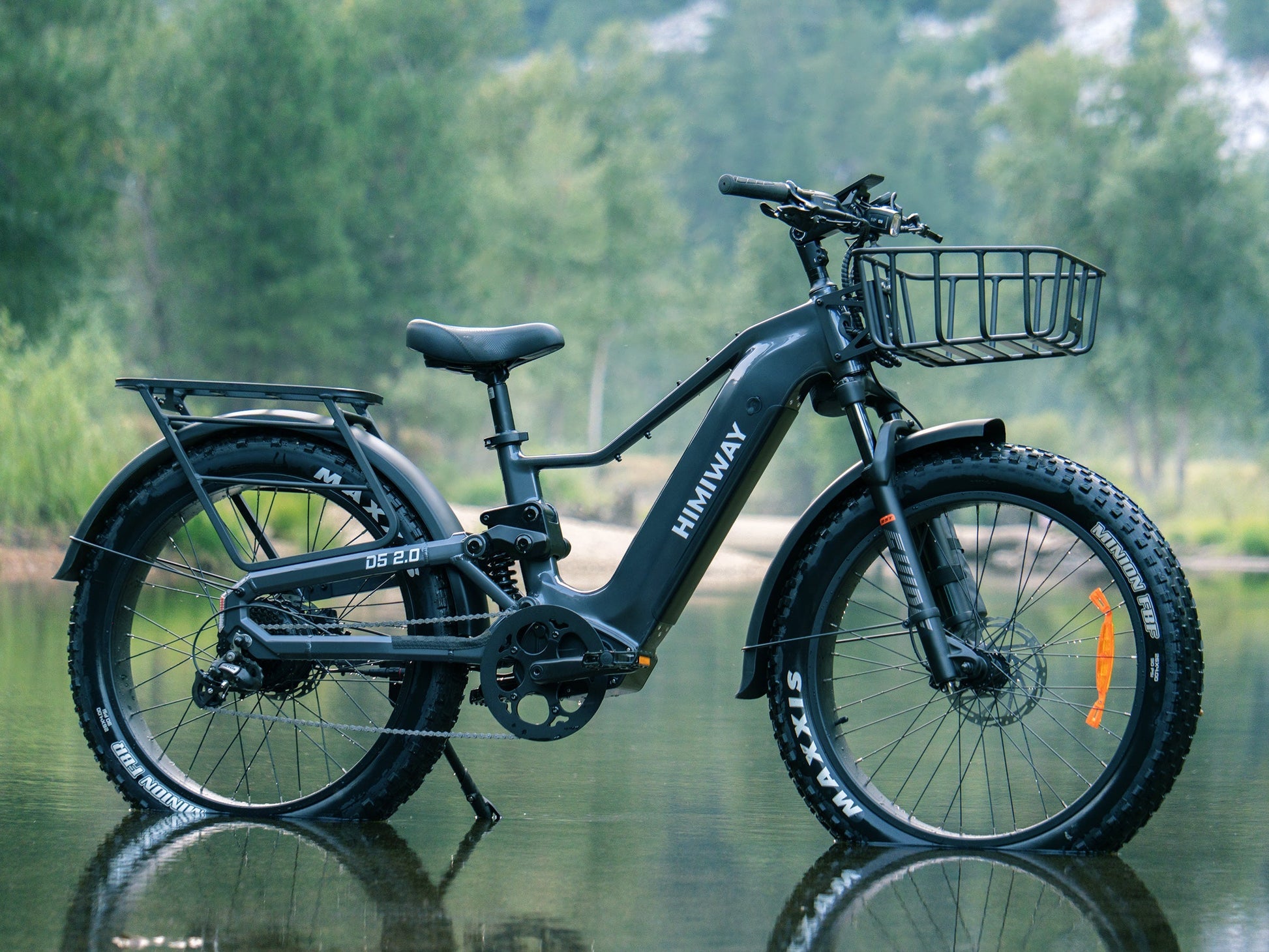 Himiway | D5 All-Terrain Electric Mountain Bike - Space Grey 15Ah+20Ah