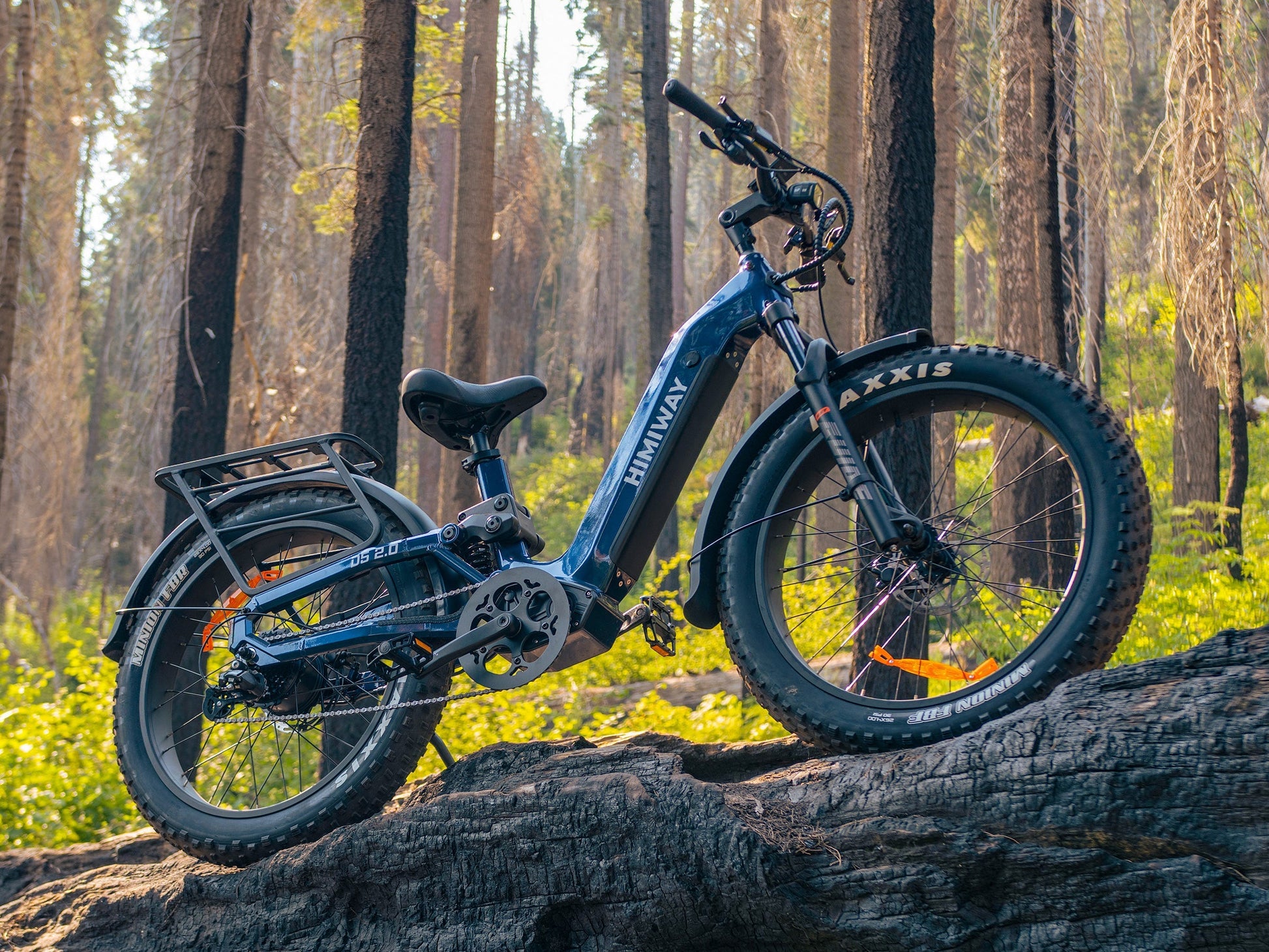 Himiway | D5 All-Terrain Step-Through Fat Tire Mountain Bike - Midnight Blue 15Ah