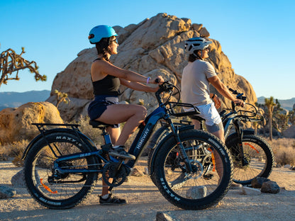Himiway | D5 All-Terrain Step-Through Fat Tire Mountain Bike - Midnight Blue 15Ah+20Ah