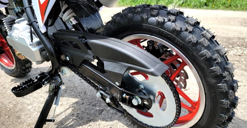 GSI - 60cc Dirt Bike Kids Automatic With 50cc Frame Dirt Bike With Training Wheels & Electric Start - DB-S60