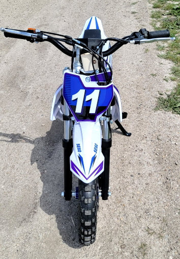 GSI - 60cc Dirt Bike Kids Automatic With 50cc Frame Dirt Bike With Training Wheels & Electric Start - DB-S60