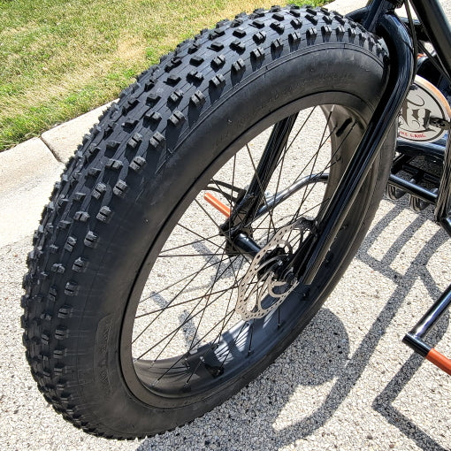 GSI - DTG Gas Powered Drift Trike Tricycle Bike Fat Ryder Motorized Big Wheel - DTG12 DTG Fat Ryder  - Black/Orange