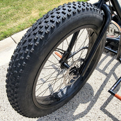 GSI - DTG Gas Powered Drift Trike Tricycle Bike Fat Ryder Motorized Big Wheel - DTG12 DTG Fat Ryder  - Black/Orange