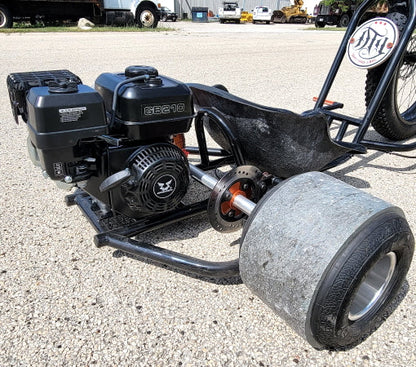 GSI - DTG Gas Powered Drift Trike Tricycle Bike Fat Ryder Motorized Big Wheel - DTG12 DTG Fat Ryder  - Black/Orange