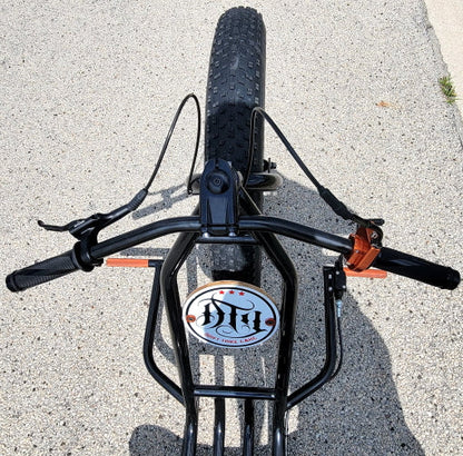 GSI - DTG Gas Powered Drift Trike Tricycle Bike Fat Ryder Motorized Big Wheel - DTG12 DTG Fat Ryder  - Black/Orange
