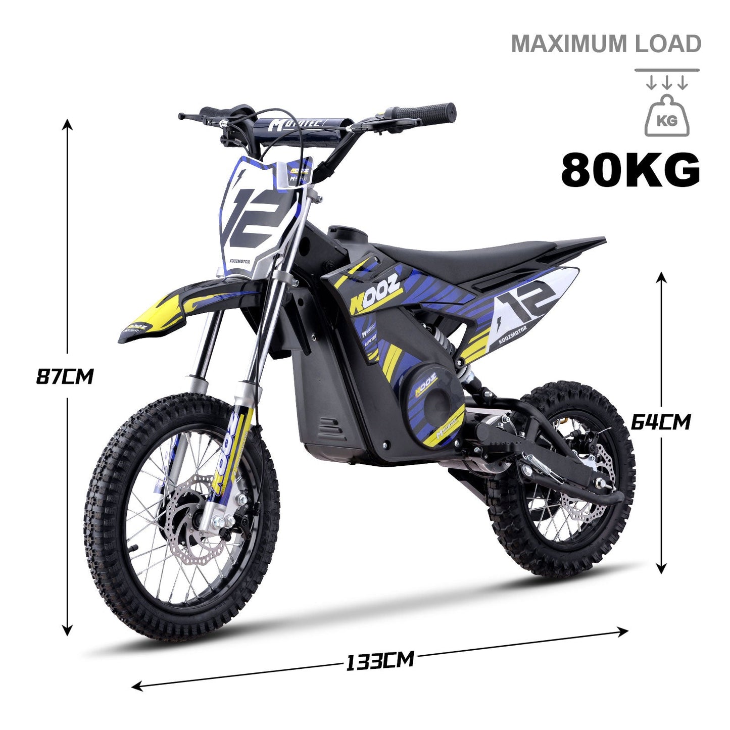 MotoTec | 36v 1000w Electric Dirt Bike | HP112E