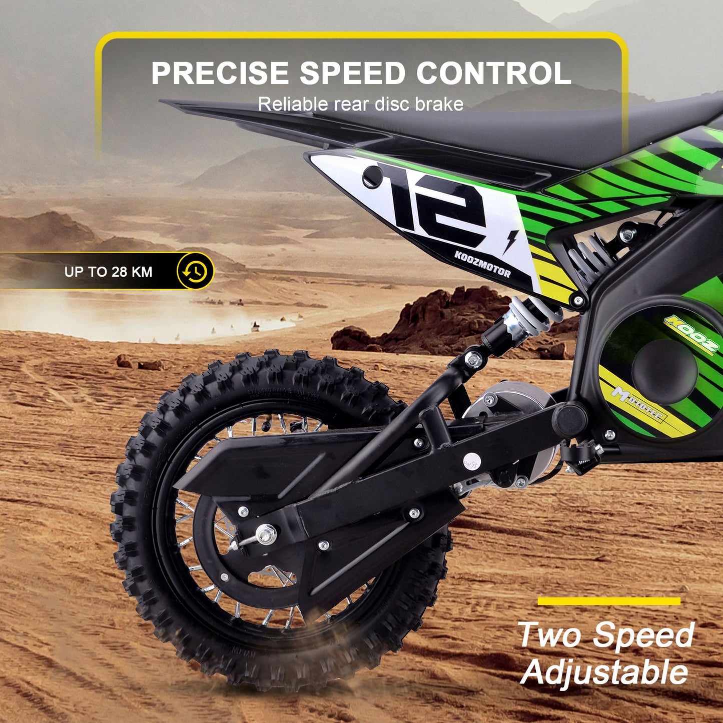 MotoTec | 36v 1000w Electric Dirt Bike | HP112E