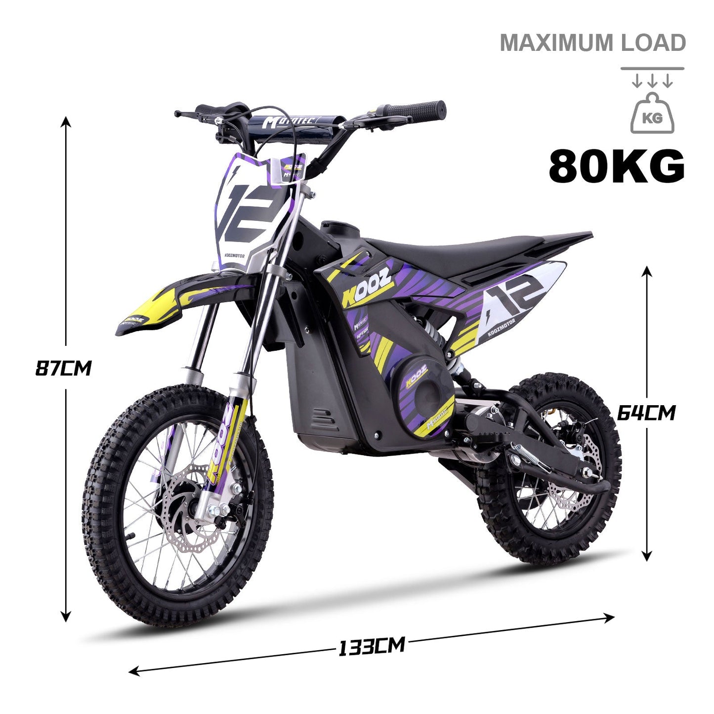 MotoTec | 36v 1000w Electric Dirt Bike | HP112E