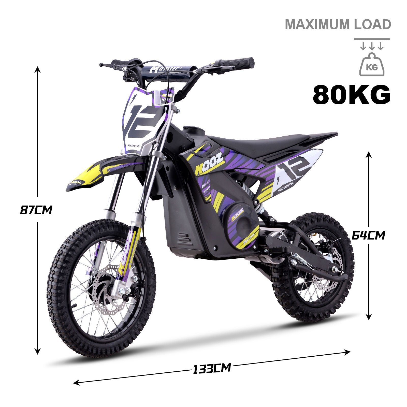 MotoTec | 36v 1000w Electric Dirt Bike | HP112E
