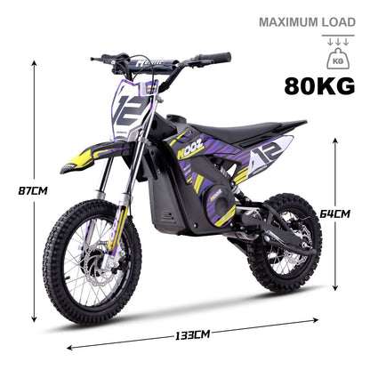 MotoTec | 36v 1000w Electric Dirt Bike | HP112E