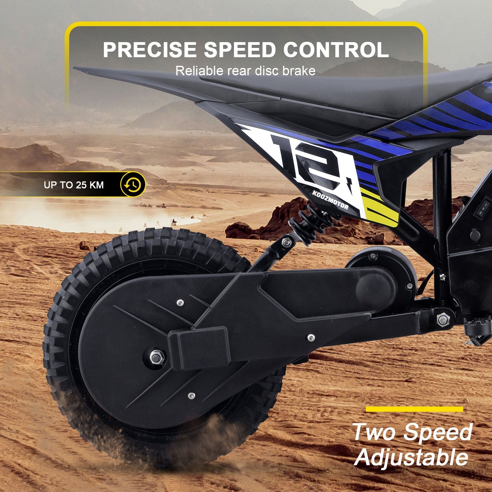 MotoTec | 36v 300w Electric Dirt Bike | HP122E