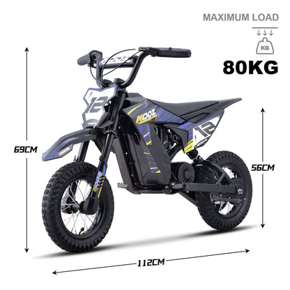 MotoTec | 36v 300w Electric Dirt Bike Blue | HP122E