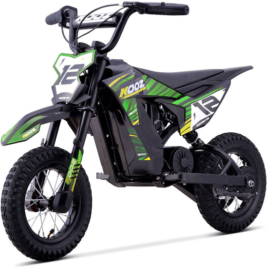 MotoTec | 36v 300w Electric Dirt Bike Green | HP122E