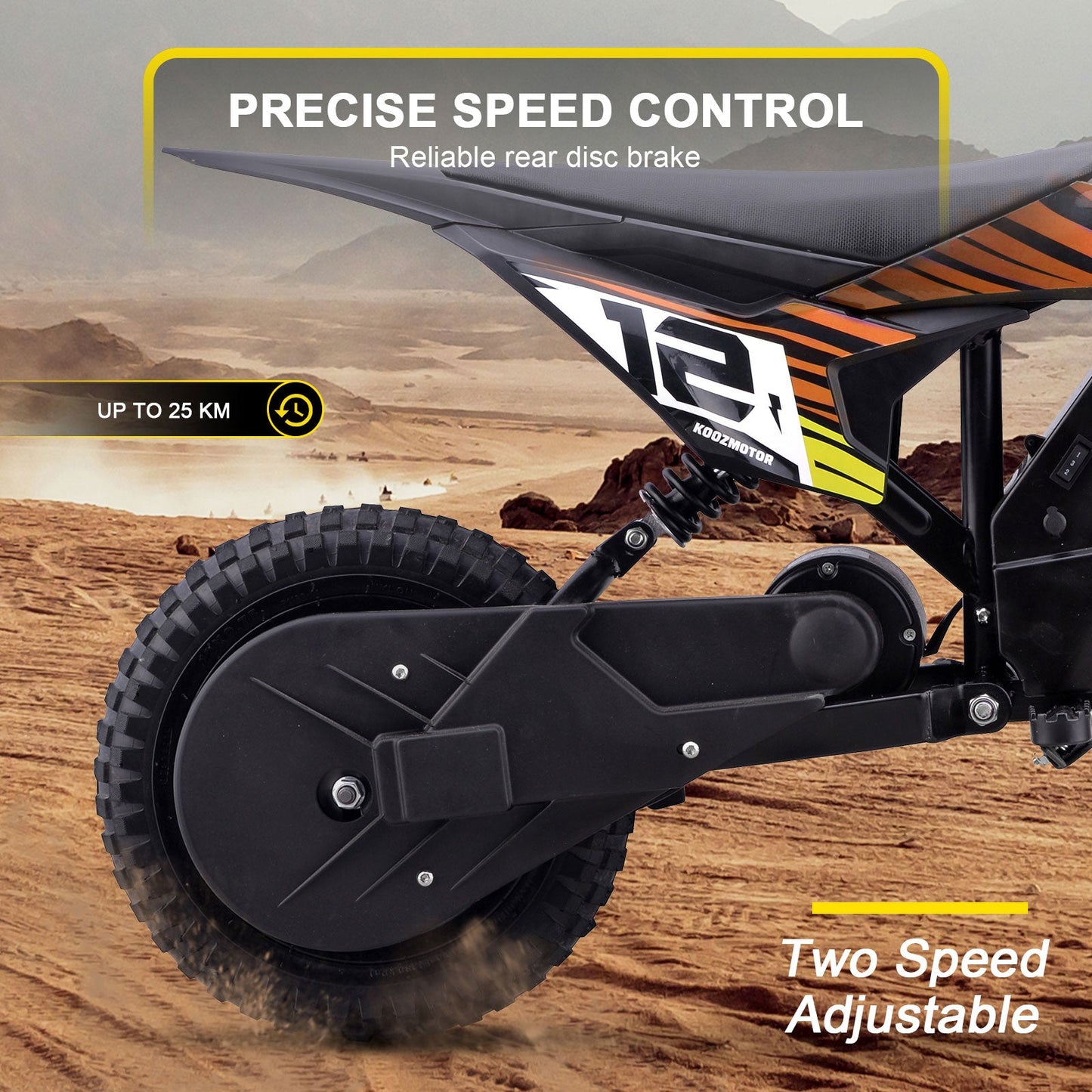 MotoTec | 36v 300w Electric Dirt Bike | HP122E