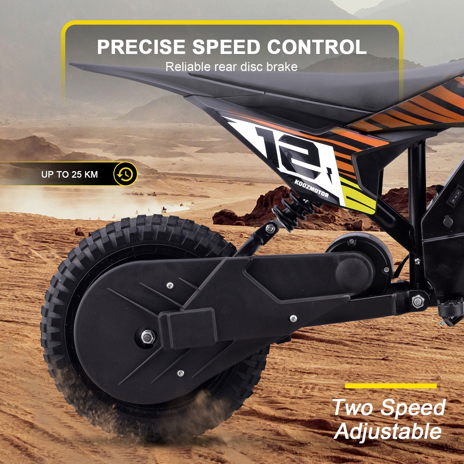 MotoTec | 36v 300w Electric Dirt Bike | HP122E