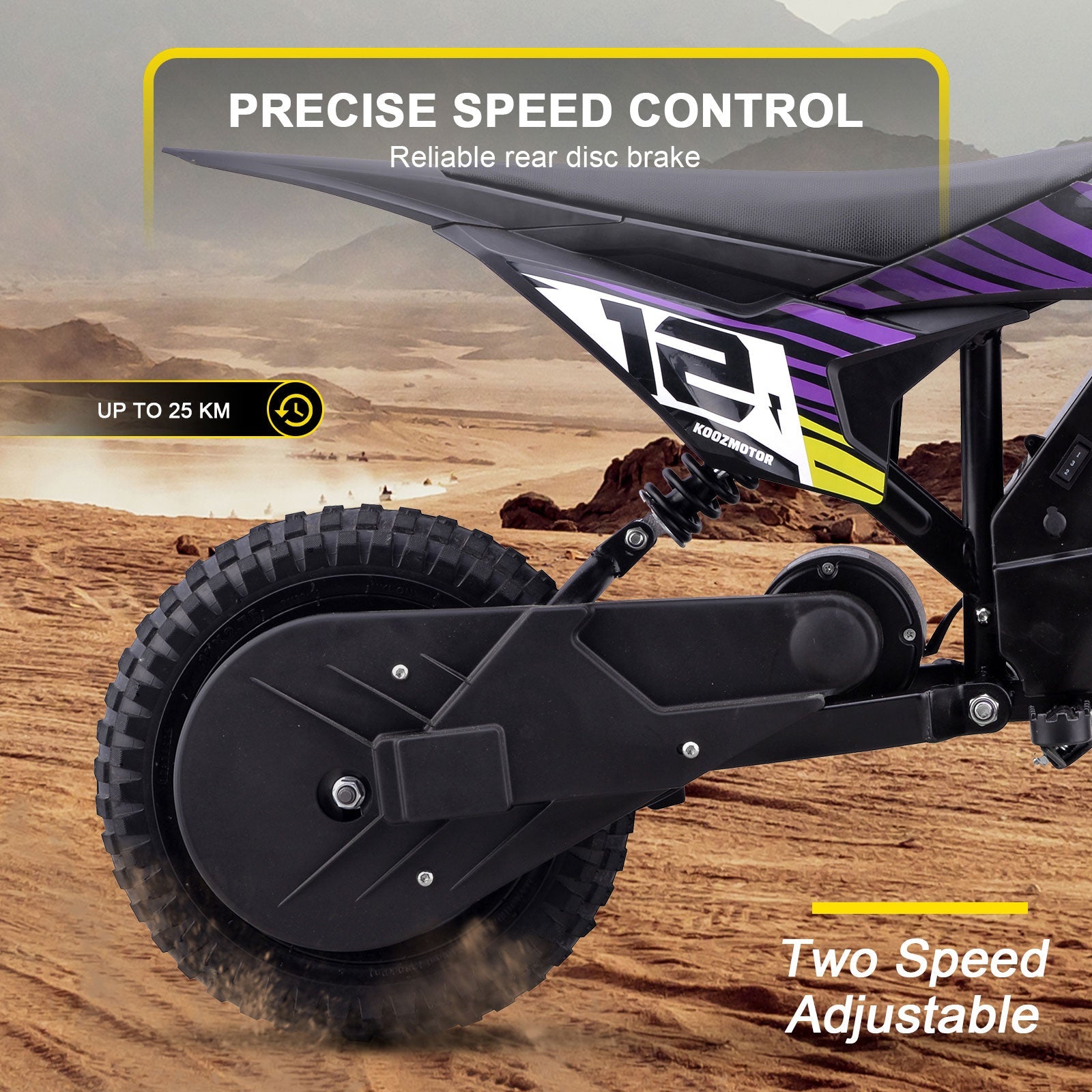 MotoTec | 36v 300w Electric Dirt Bike | HP122E