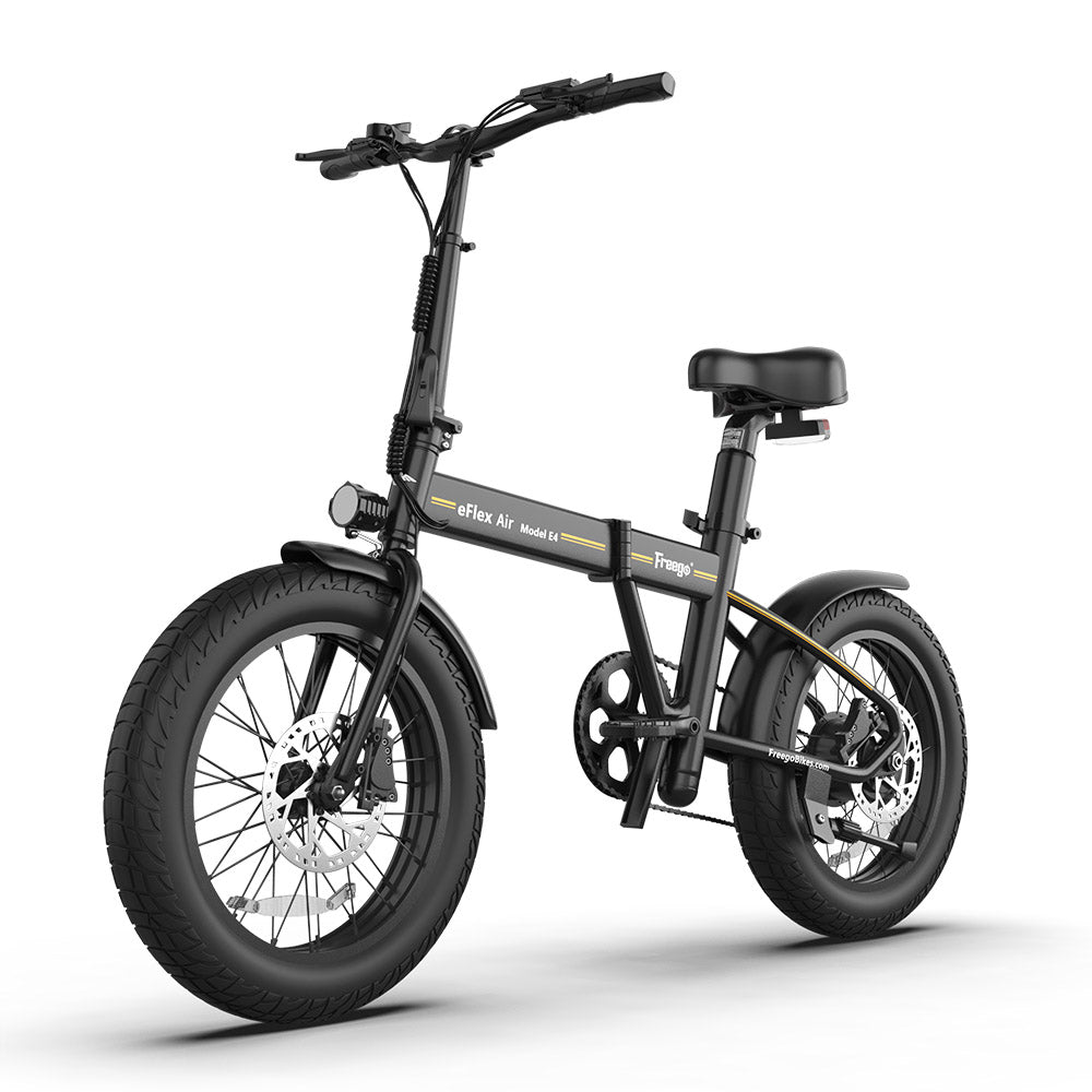Freego | E4 Pro Folding Fat Tire E-Bike | Dual Battery Option - E4-Standard verision