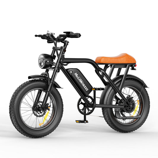 Megawheels EB01 Fat‑Tire 48V 500W All-Terrain Electric Bike - 33 MPH, up to 40 Miles, dual brakes - 100% Financing Available!