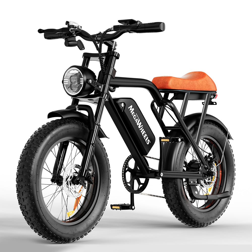 Megawheels EB01 Fat‑Tire 48V 500W All-Terrain Electric Bike - 33 MPH, up to 40 Miles, dual brakes - 100% Financing Available!