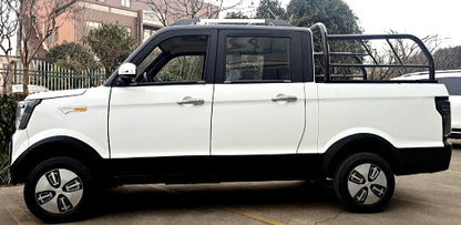 Electric Truck Golf Car 4 Seater LSV Low Speed Vehicle 60v GSI Coco Truck Golf Cart With AC & Heat - White