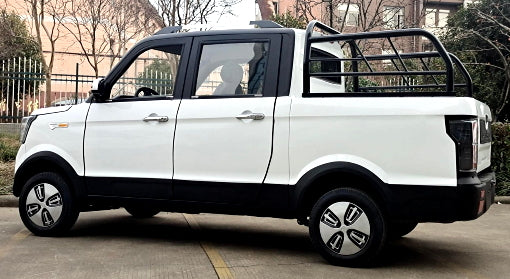Electric Truck Golf Car 4 Seater LSV Low Speed Vehicle 60v GSI Coco Truck Golf Cart With AC & Heat - White