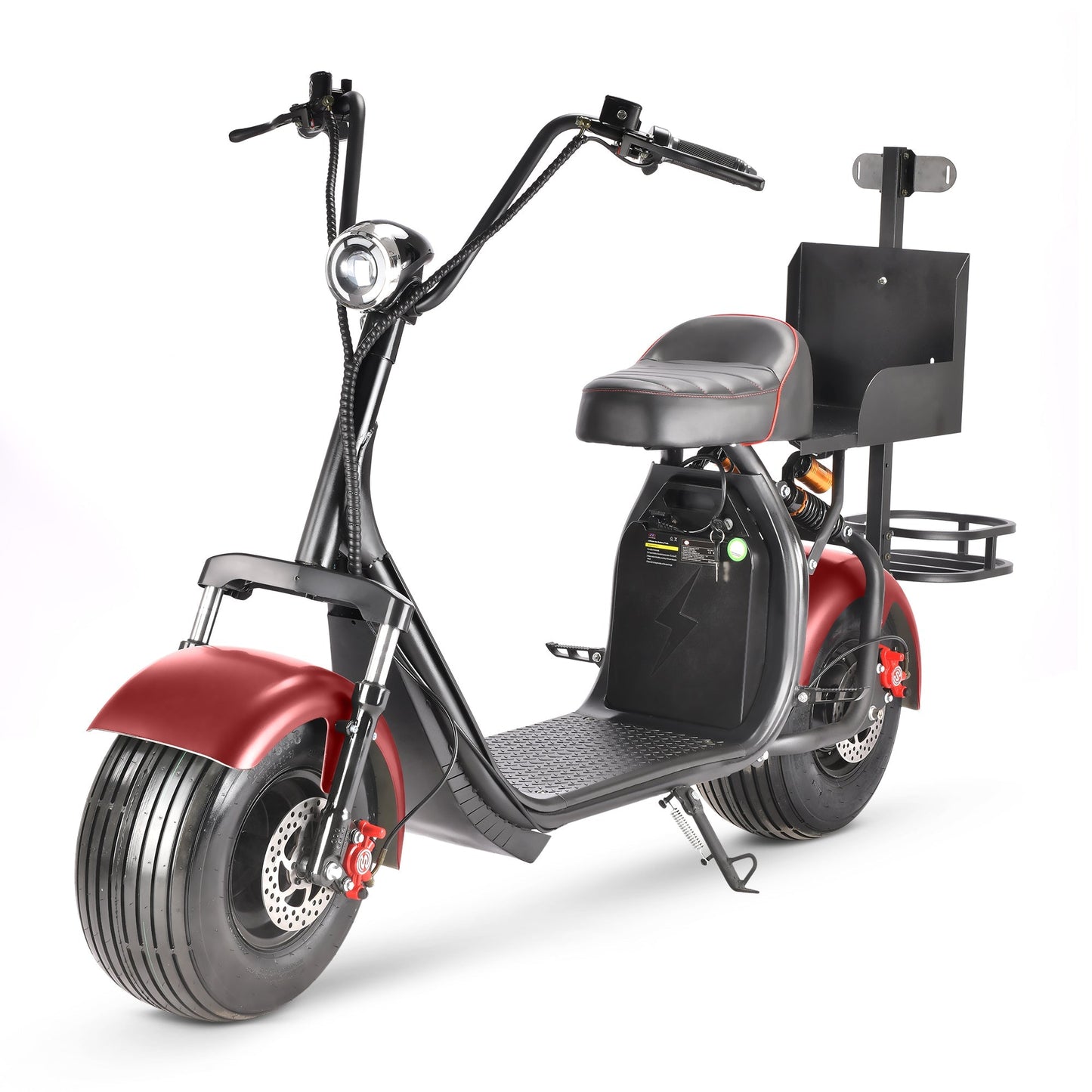 SoverSky X7 Electric Golf Course Scooter 2000W Fat Tire Black - Private Course Use Only