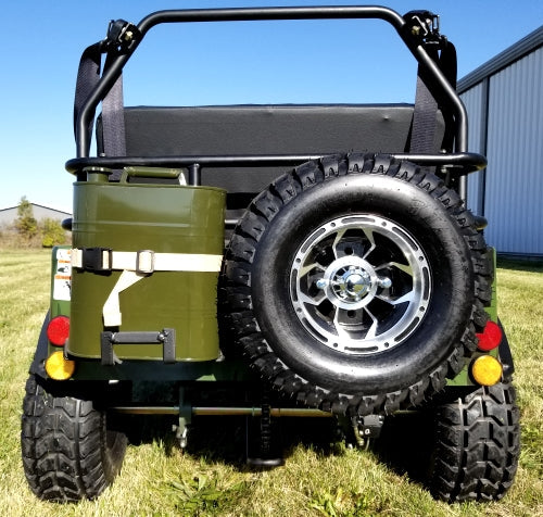GSI - Mini Gas 125cc jeep Mini Truck ELITE Edition - Lifted With Custom Rims And Fender Flares - 6125A