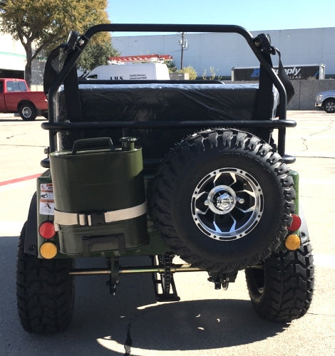 GSI - Mini Gas 125cc jeep Mini Truck ELITE Edition - Lifted With Custom Rims And Fender Flares - 6125A