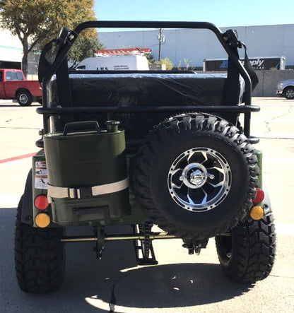 GSI - Mini Gas 125cc jeep Mini Truck ELITE Edition - Lifted With Custom Rims And Fender Flares - 6125A