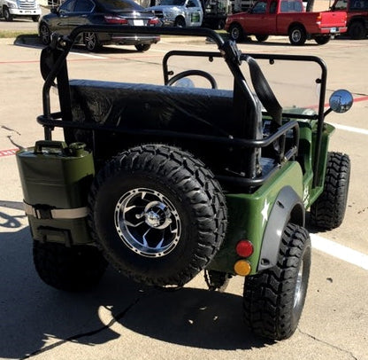 GSI - Mini Gas 125cc jeep Mini Truck ELITE Edition - Lifted With Custom Rims And Fender Flares - 6125A