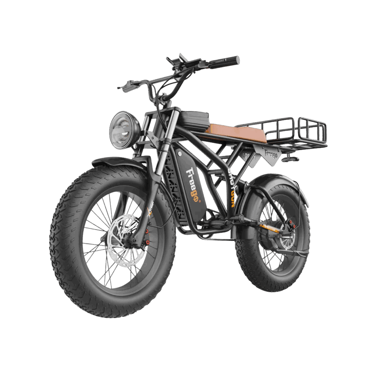 Freego | Shotgun Prime F2 Pro Cargo E-Bike | 1500W - F2 Pro(48V 22.5AH) With Rear Cargo Rack