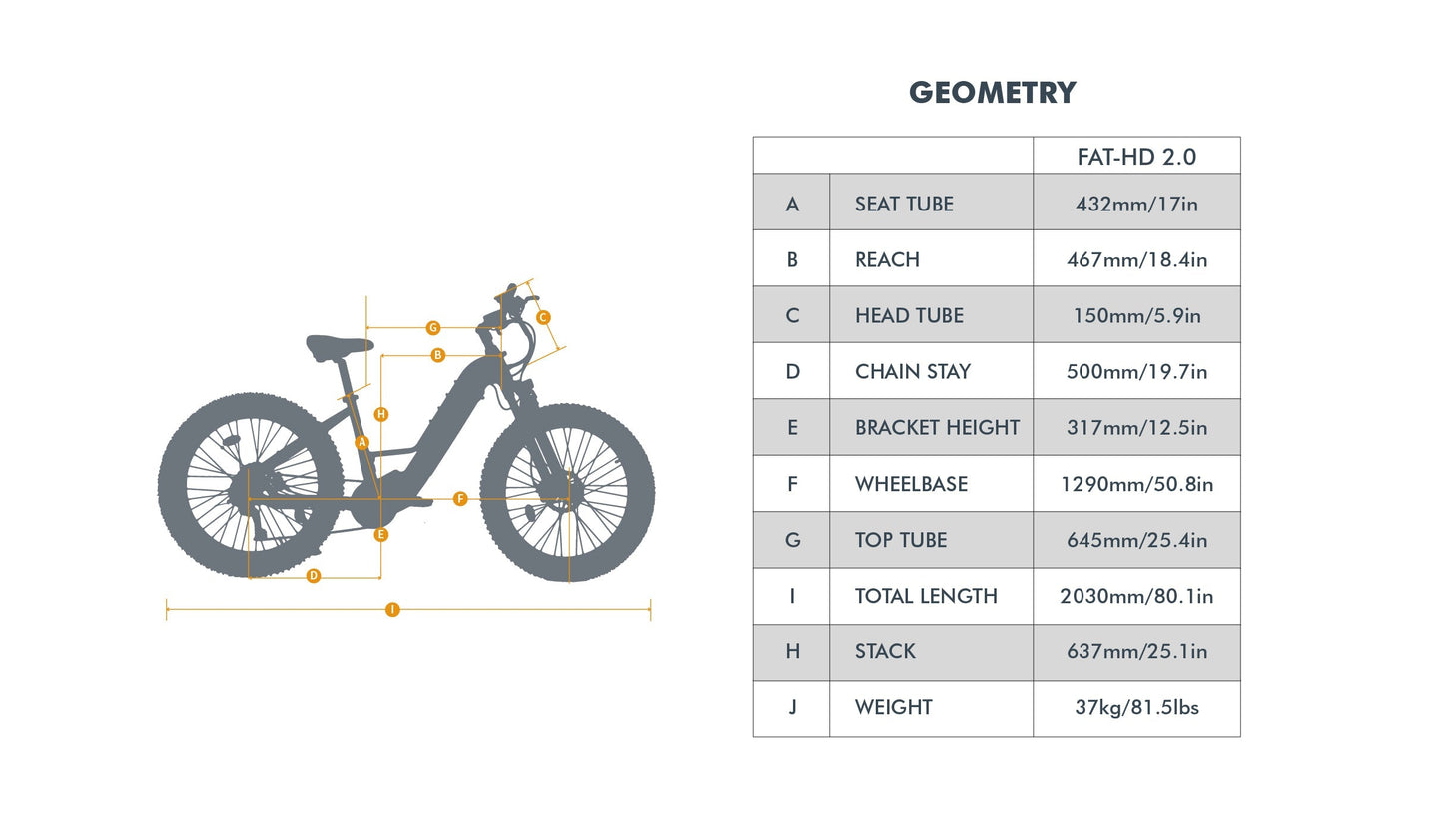 Eunorau | FAT-HD 2.0 / HUNTER X7 | FATHD-ST17-YB