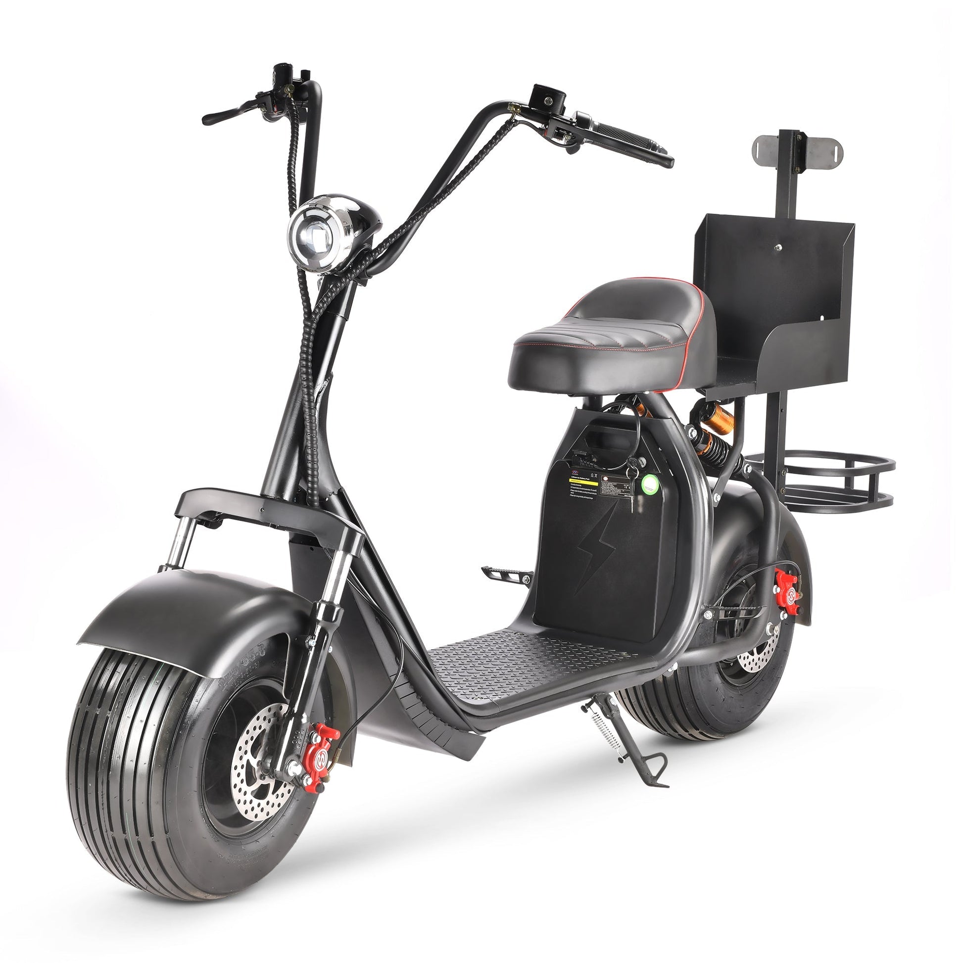 SoverSky X7 Electric Golf Course Scooter 2000W Fat Tire Black - Private Course Use Only