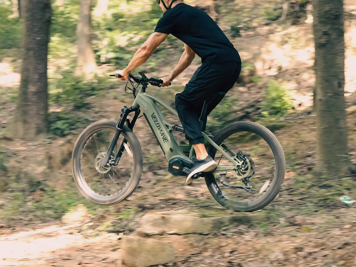 Velowave Forest XM MTB Dual‑Suspension Electric Mountain Bike - 48V 20Ah 1000W, 37MPH, Range 75 Miles, Torque Sensor, Hydraulic Brakes - 100% Financing Available!