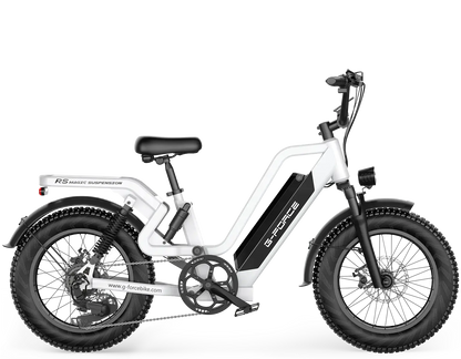 G-FORCE RS ST 750W Full Suspension Fat Tire 48V 750W 60-100 Mile Range Electric Bike with Dual Hydraulic Brakes - 100% Financing Available!