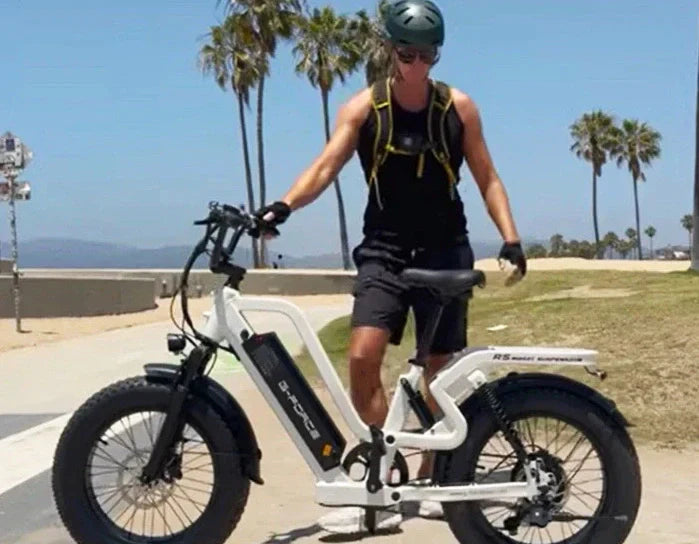 G-FORCE RS ST 750W Full Suspension Fat Tire 48V 750W 60-100 Mile Range Electric Bike with Dual Hydraulic Brakes - 100% Financing Available!